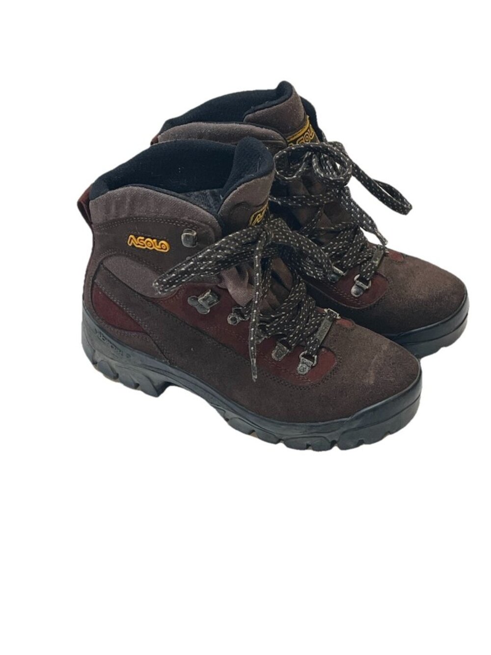 Asolo Gore-Tex Hiking Boots Womens US 7 Brown Suede Vibram Waterproof Gorpcore